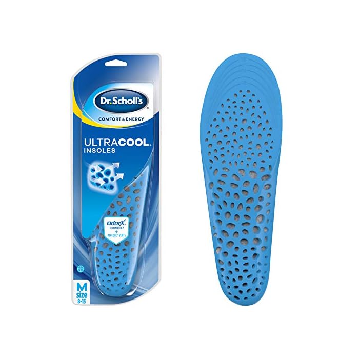 Dr. Scholl’s Comfort and Energy UltraCool Insoles for Men, 1 Pair, Size 8-13