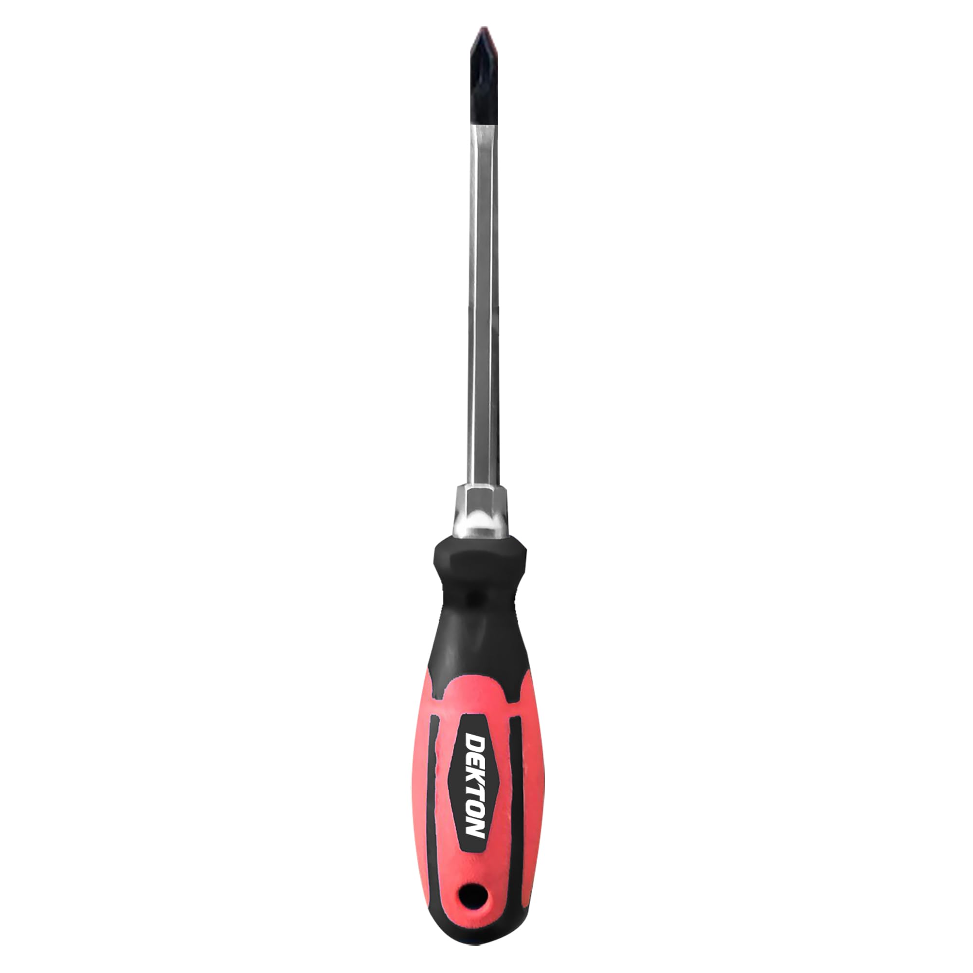 Dekton Philips Pro Screwdriver NO1 x 75MM | CR-V Steel Construction | Magnetic Tip for Easy Screw Pick-Up | Non-Slip Rubber Handle for Improved Grip and Control | Ideal for DIY & Home Improvement