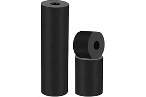 PATIKIL Multi Purpose Rubber Spacer, 16 Pcs 1.2"OD 0.4"ID 0.8"Thick Neoprene Round Anti-Vibration Isolation Pads Isolator Rub