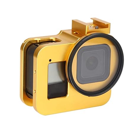 heirao4072 Funda Protectora de Metal para cámara Deportiva GoPro 8 ...