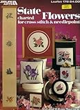State Flowers Charted for Cross Stitch & Needlepoint (Leisure Arts, Leaflet 178) by 