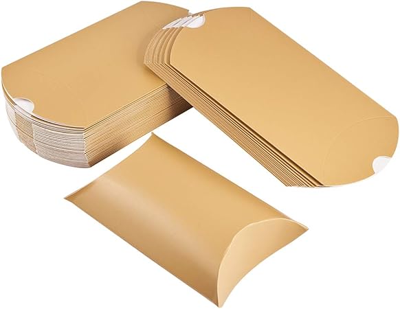 NBEADS Cajas de Regalo Pequeñas de 100 PCS, Cajas de Almohada Caja de Regalos de Boda