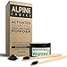 Activated Charcoal Teeth Whitening Powder + 2 Bamboo Toothbrushes | Natural & Organic Coconut - Food Grade, Guaranteed | Alpine Choice