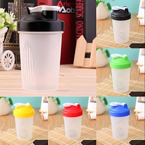 Stylish 400ml Smart Shake Gym Protein Shaker Mixer Cup Drink Whisk Bottle New