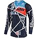 Troy Lee Designs SE Air Metric Men's Off-Road Motorcycle Jersey - Navy/Orange / X-Large