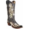 Corral-Womens-Circle-Multi-Colored-Embroidered-Leather-Cowgirl-Boots