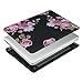 MOSISO Compatible with MacBook Pro 13 inch Case with CD-ROM (Model: A1278, Old Version Release 2012-2008), Plastic Pattern Hard Shell Case & Keyboard Cover & Screen Protector, Purple Peony