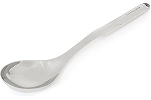 KitchenAid - Premium Basting Spoon, Ergonomic Grip, Stainless Steel Build, Ideal for Sauces, Soups & More
