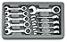GEARWRENCH 10 Piece 12 Point Stubby Ratcheting Combination Wrench Metric Set | 9520D