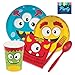 Party Tableware Today Silly Monster Party Supplies for 16 Guests - Plates, Napkins, Cups, Platicware