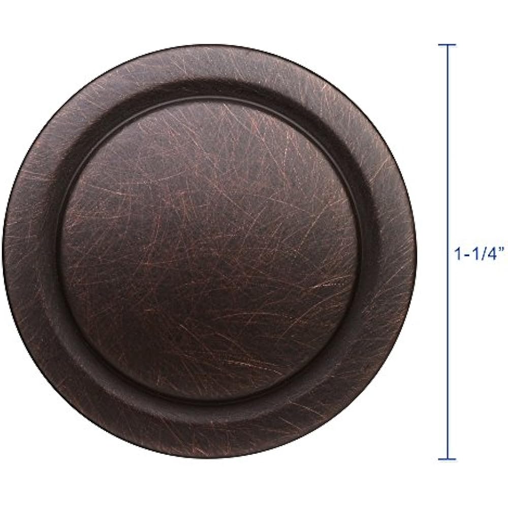 Oil Rubbed Bronze Kitchen Knobs Modern Round Pulls Hardware
