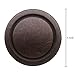 LIZAVO 10 Pack Oil Rubbed Bronze Kitchen Cabinet Knobs Modern Solid Metal Cabinet Hardware for Drawer Dresser 1-1/4 inch Round Drawer Handles Pulls