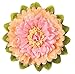 Luna Bazaar Medium Tissue Paper Flower (10-Inch, Pink & Cantaloupe Orange)