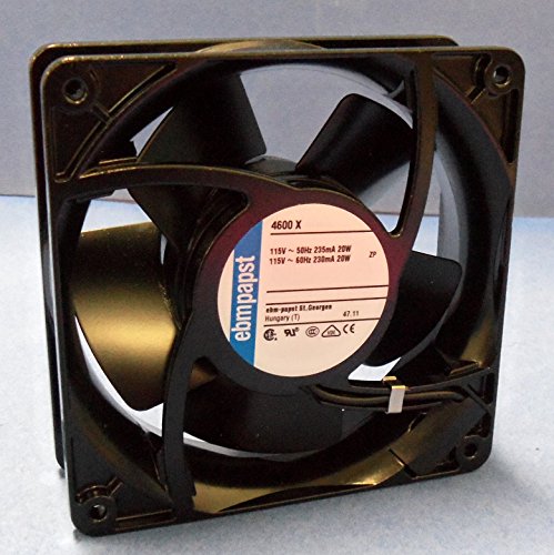 EBM PAPST 4600X AXIAL FAN, 119MM x 119MM x 38MM, 115VAC