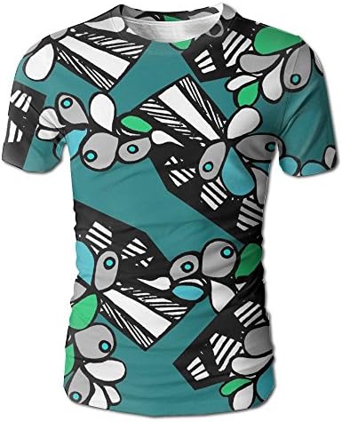 MENS HO Men's Hot T-Shirt Abstract Art Creative.PNG Tops T Shirt Short Sleeve Printed T Shirts All Over 3D Printed For Men