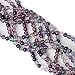 Qiwan 45PCS 8mm Natural Fluorite Gemstone Smooth Round Loose Beads for DIY Jewelry Making Crystal Energy Stone Healing Power 1 Strand 15