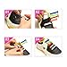 Homeout 1 Set(12pcs) No Tie Silicon Shoelaces - Colorful (White, 12pcs/Kids)
