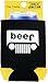 Coolie Junction Beer Truck Funny Can, Black