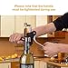 Kwanan New Ver. Wine Opener, Rabbit Wine Bottle Opener Metal Lever Bottle Opener Corkscrew Set with Foil Cutter, Corkscrew –Ideal Gift for Anniversary, Birthday, Christmas, Wedding, Business (Golden)