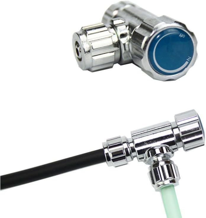 DOREKIN Aluminum Precise CO2 Needle Adjustment Valve Regulator for Aquarium Plants