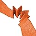 Supla 6 Rolls Assorted Fall Plaid Wired Ribbons and Jute Mesh Burlap Wired Ribbons Decorative Wired Ribbons 2.5
