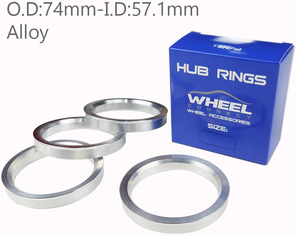 Automotive Hub Centric Rings Set of 4,Aluminium Alloy Hubrings WHEEL