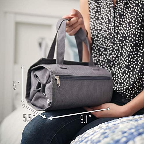 4-in-1 Hanging Toiletry Bag Travel Toiletries Bag for Women & Men - Roll Up Compact Cosmetic Kit with Hook | Waterproof, TSA Approved Removable Carry On Pouches (Heather Gray) 4 4-in-1 Hanging Toiletry Bag Travel Toiletries Bag for Women & Men - Roll Up Compact Cosmetic Kit with Hook | Waterproof, TSA Approved Removable Carry On Pouches (Heather Gray)