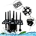 Makeup Brush Drying Rack, 26 Holes Folding Brush Holder Brush Cleaning Mat and Color Removal Sponge Makeup Brush Cleaning Tool by MAANGE