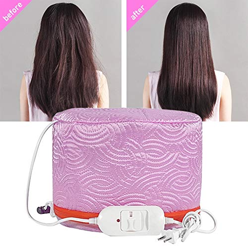 Wpond Hair Mask Baking Oil Cap Thermal Treatment Heating Cap Temperature Controlling Electric Hair Steamer Mask Cap