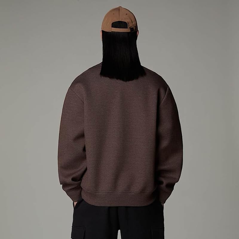 NF0A8AMA2QI M Crew Neck Relaxed Sweatshirt T-Shirt Herren Smokey Brown Heather Größe L