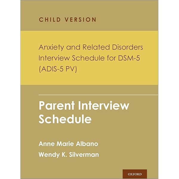 Amazon.com: Anxiety and Related Disorders Interview Schedule