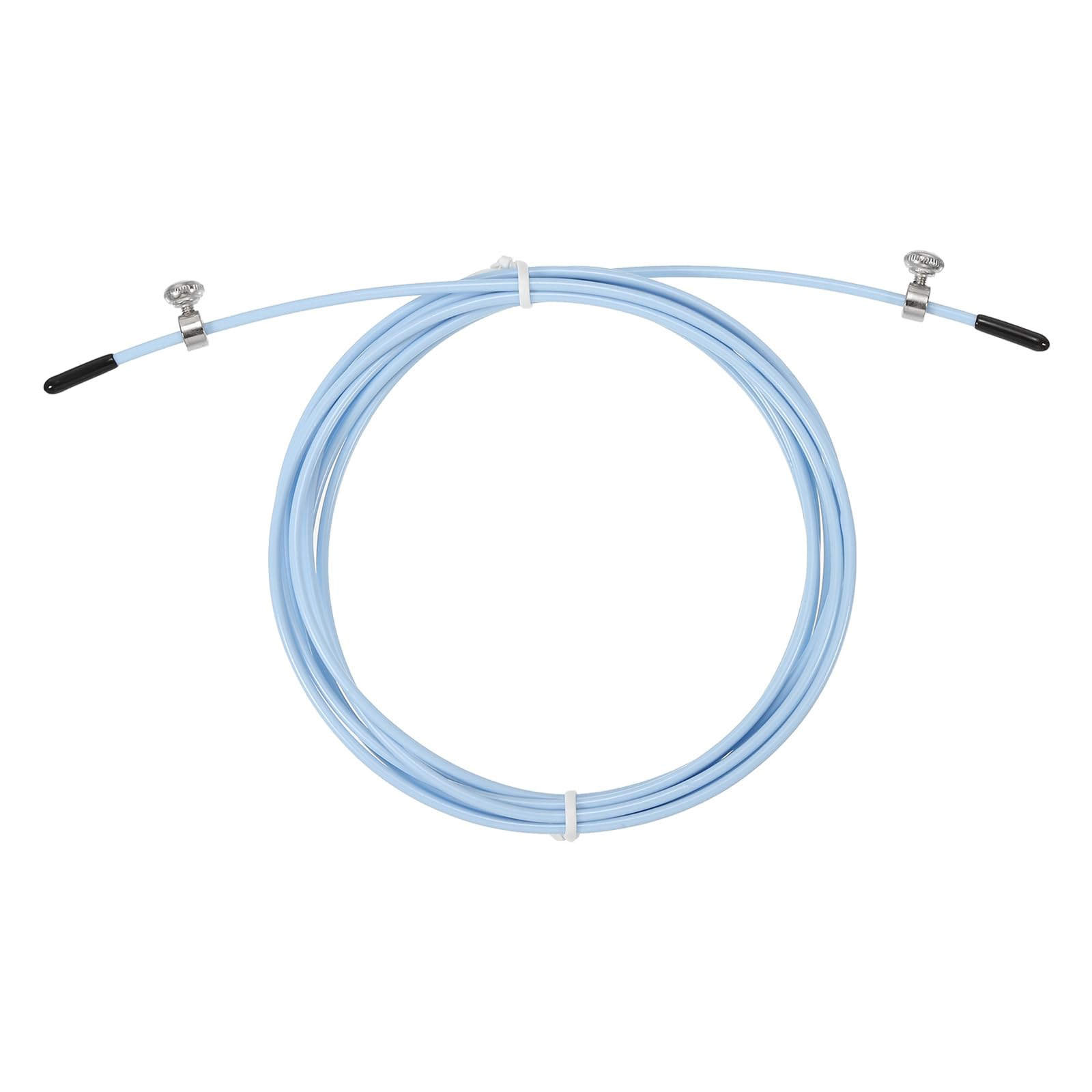 PATIKIL 10Ft Speed Jump Rope Replacement Cable, 2.5mm Professional Skipping Rope Steel Wire Replace for Rope Skipping Training, Blue