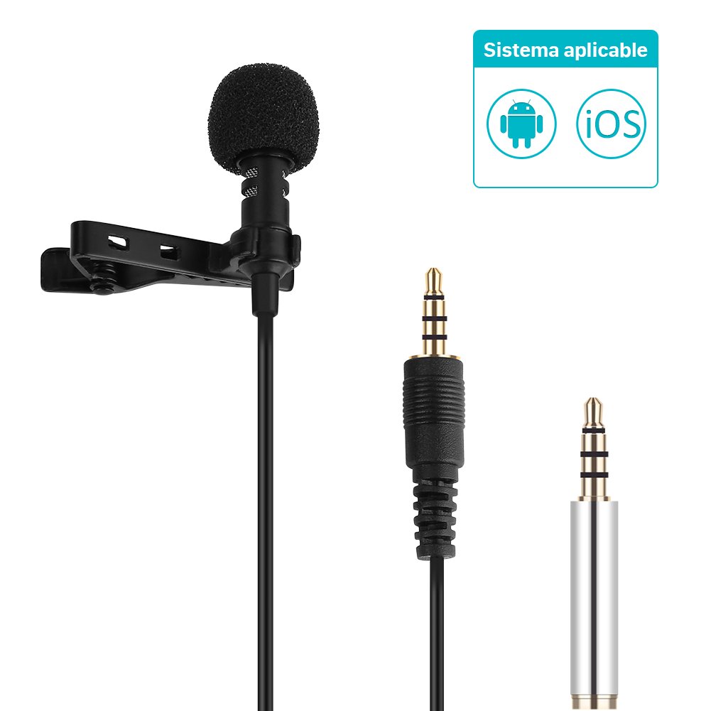 GHB GHB Mini Micrófono de condensador Omnidireccional Micrófonos Externos para Smartphone Apple