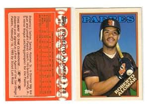 Amazon.com : Roberto Alomar RARE Topps Tiffany Rookie ...