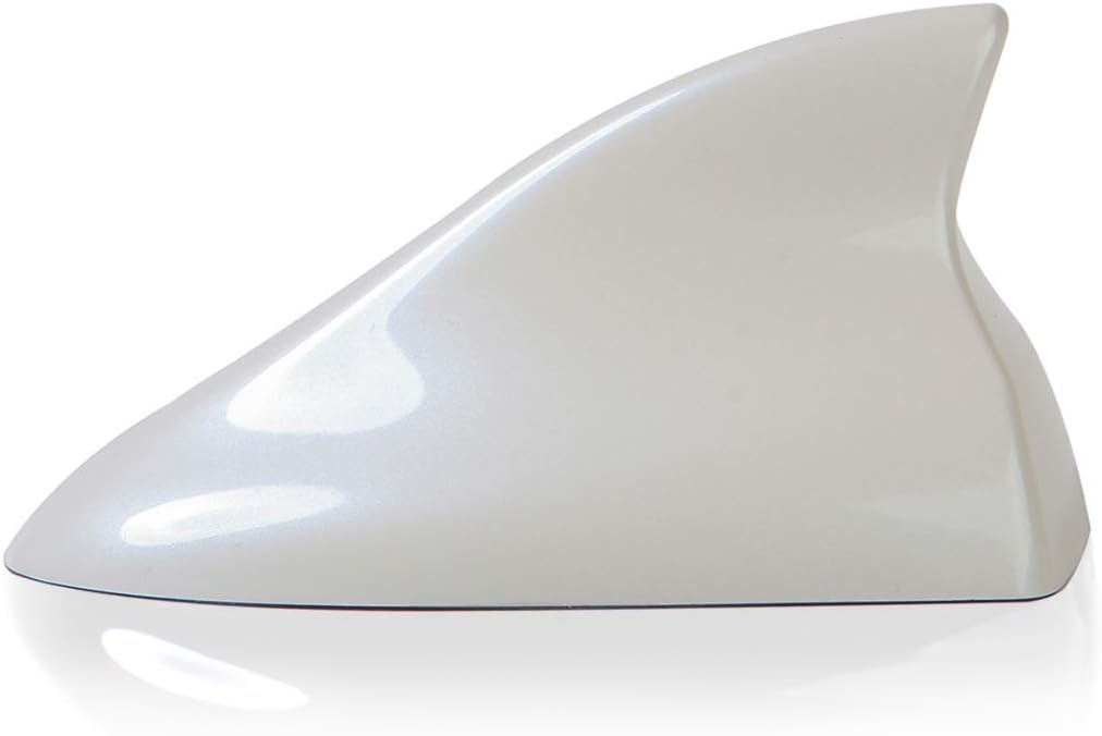Ramble - Car Shark Fin Antenna, FM AM Radio Aerials, Auto Parts, for Hyundai IX25, IX35, IX45, Santafe, Creta, Tucson, Veracruz, I30 and I20 (Standard Style, Pearl White)