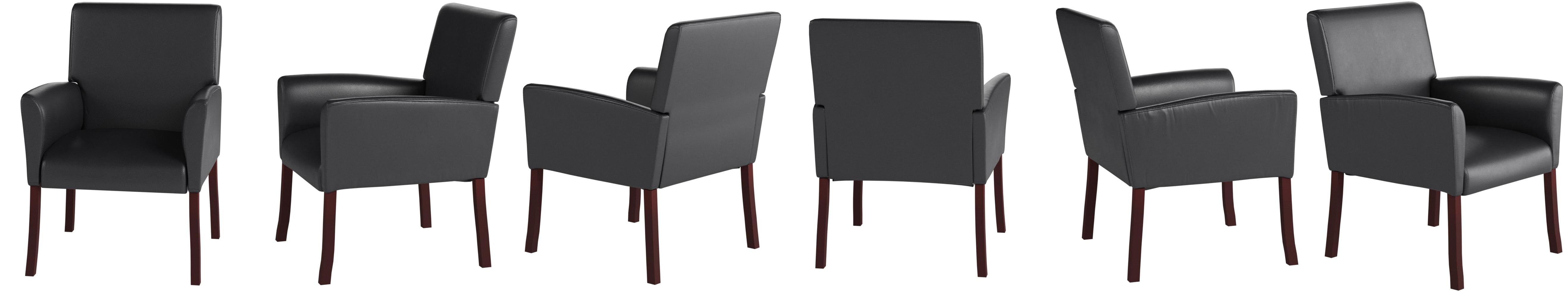 Amazoncom AmazonBasics Reception Chair Black Kitchen Dining