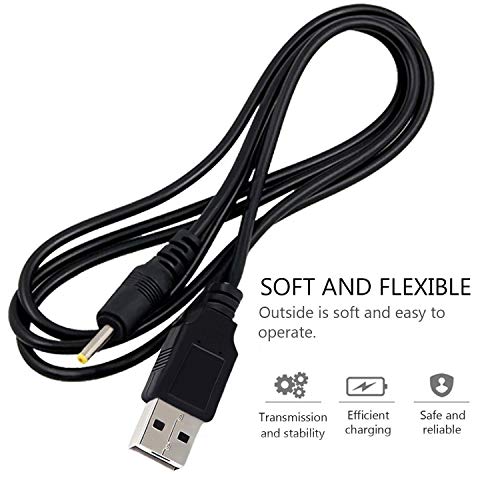 [3-Pack](3ft) USB to 2.5mm Charging Cable for Dragon Touch X10/Y88X Plus, RCA Viking Pro/7/8/9, Alldaymall A88X, NeuTab,Tablet PC, Chromo Inc, Premium,Nabi 2S Tablet +Gift(Card Reader) ELC1BT@USQ