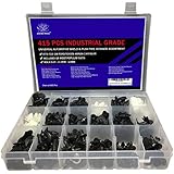 Aroma trees 415 Pcs Industrial Grade Universal Automotive Shield and Push-Type Retainer Assortment Suitable for Toyota, Honda, GM, Ford, and Chrysler