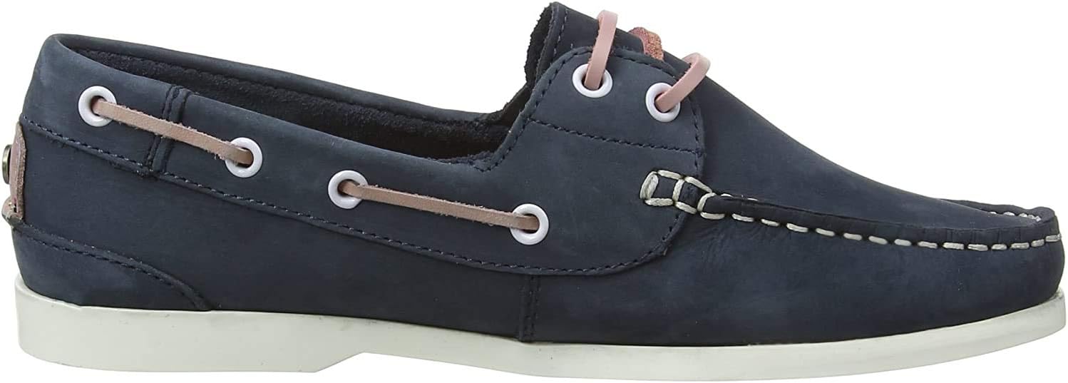 Womens Willow Ladies Premium Leather lace up Boat Shoe Boat Shoes