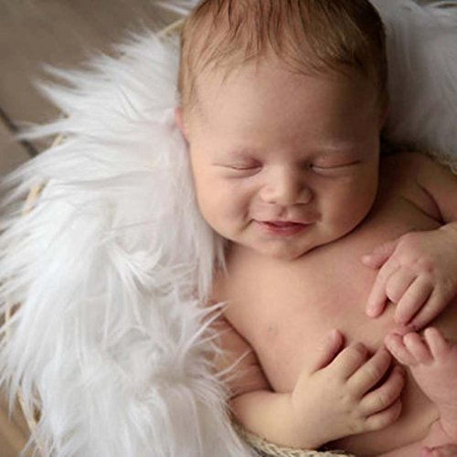 image for Newborn Baby Photography Prop Blanket, Staron Baby Photo Props Mat Fau