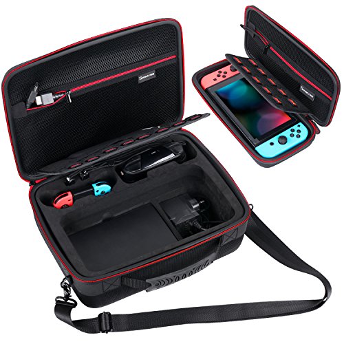 Estuche rígido Smatree compatible con Nintendo Switch-Fit para controlador adicional Switch Pro