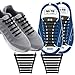 tababy No Tie Shoelaces for Men and Women - Waterproof Silicon Flat Elastic Athletic Running Shoe Laces with Multicolor for Sneaker Boot Board Shoes and Casual