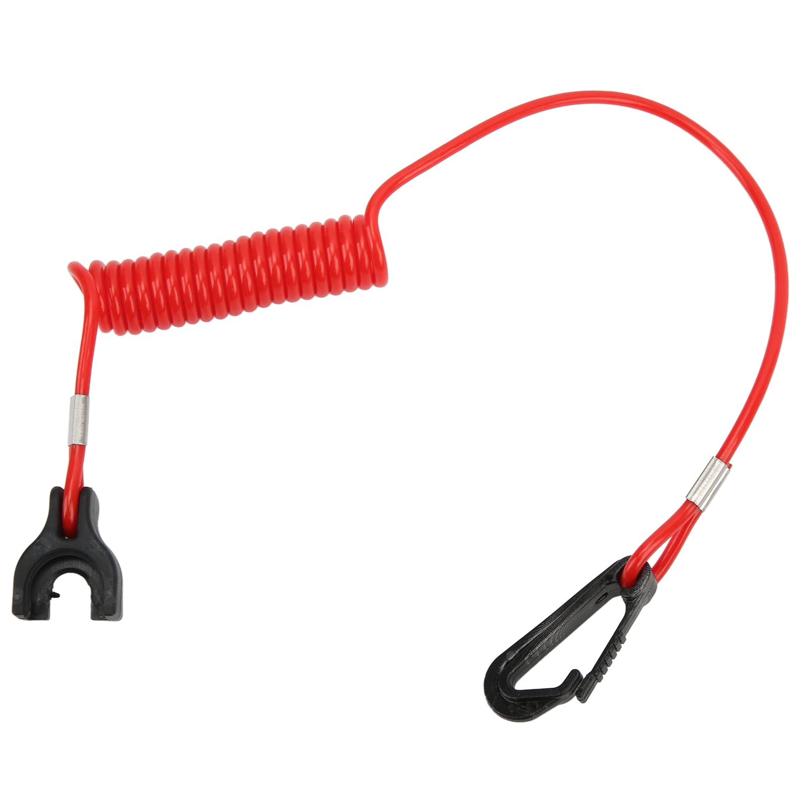Boat Outboard Switch, ABS PVC Boat Engine Emergency Stop Switch 176288 Safety Kill Replacement for BRP Evinrude Johnson Outboard Engines Kill