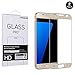Samsung Galaxy S7 Screen Protector(Full Screen Coverage), cresawis 2- PACK Bubble Free Samsung Galaxy S7 Tempered Glass Screen Protector [NOT S7 Edge] - 0.3mm Thickness/Case-Friendly(Gold)