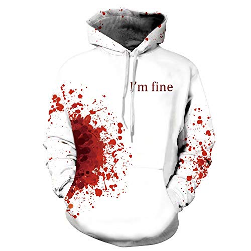 U LOOK UGLY TODAY Pullover Sweatshirt Bloody-I'm find