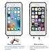 iPhone 6s Waterproof Case,Eonfine iPhone 6 Case Clear Protective Case IP68 Certified With Touch ID Screen Protector Ultra Slim Shockproof Case Cover for iPhone 6/6S White