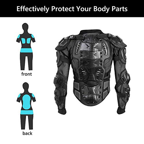 Motorcycle Full Body Armor Protective Jacket ATV Guard Shirt Gear