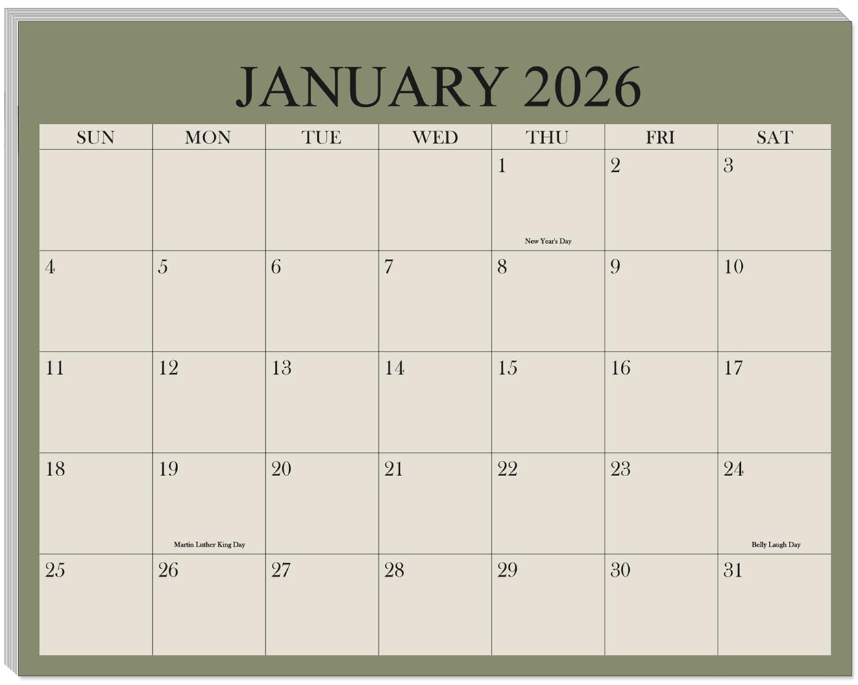 Photo 1 of 2026-2027 Magnetic Fridge Calendar - January 2026 Until June 2027 - The Perfect Monthly Refrigerator Calendar With Minimal Designs for Organizing, 8.5" x 11", Cyan
