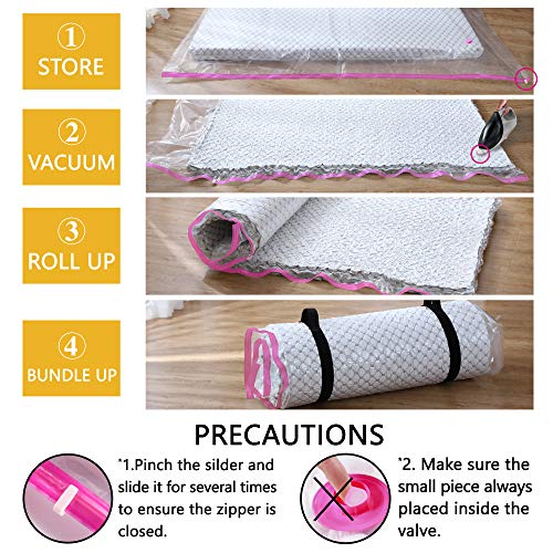 Full/Queen Size Mattress Vacuum Storage Bag for 6 inches Foam Latex