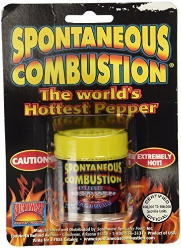 Spontaneous Combustion Worlds Hottest Pure Ground Red Savina Habanero Powder by Southwest Specialty Food